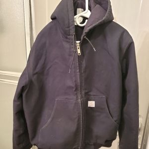 Mens Large Carhartt black insulated coat